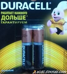 батарейки Duracell