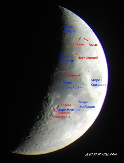 кратеры Луны