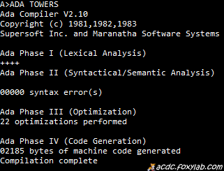 компилятор Ada